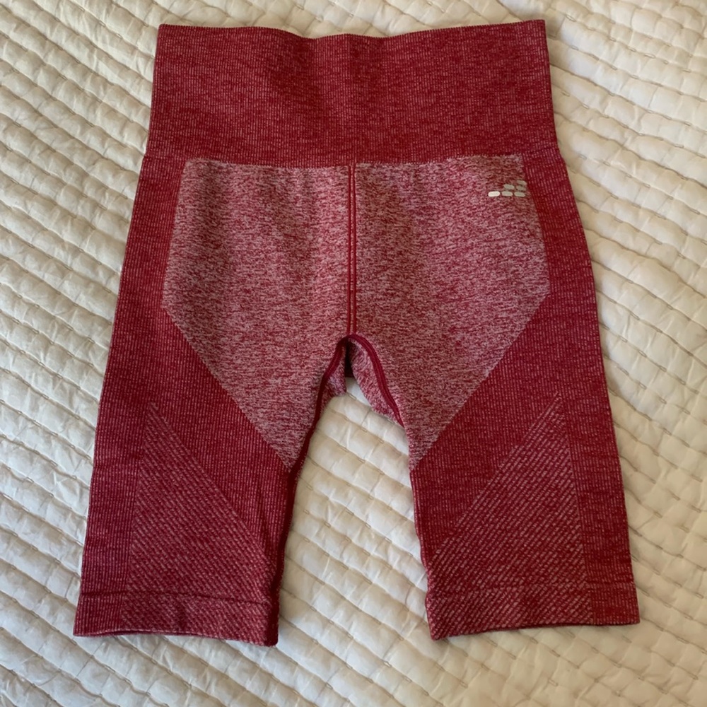 Spandex Shorts Red Size Small Like New bcg brand Nice quality